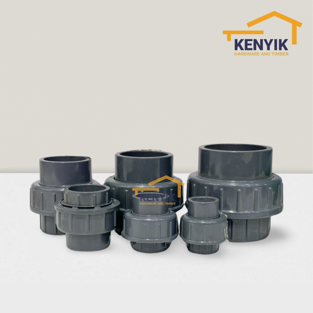 PVC Union Coupling (Thread & No Thread) Shopee Malaysia