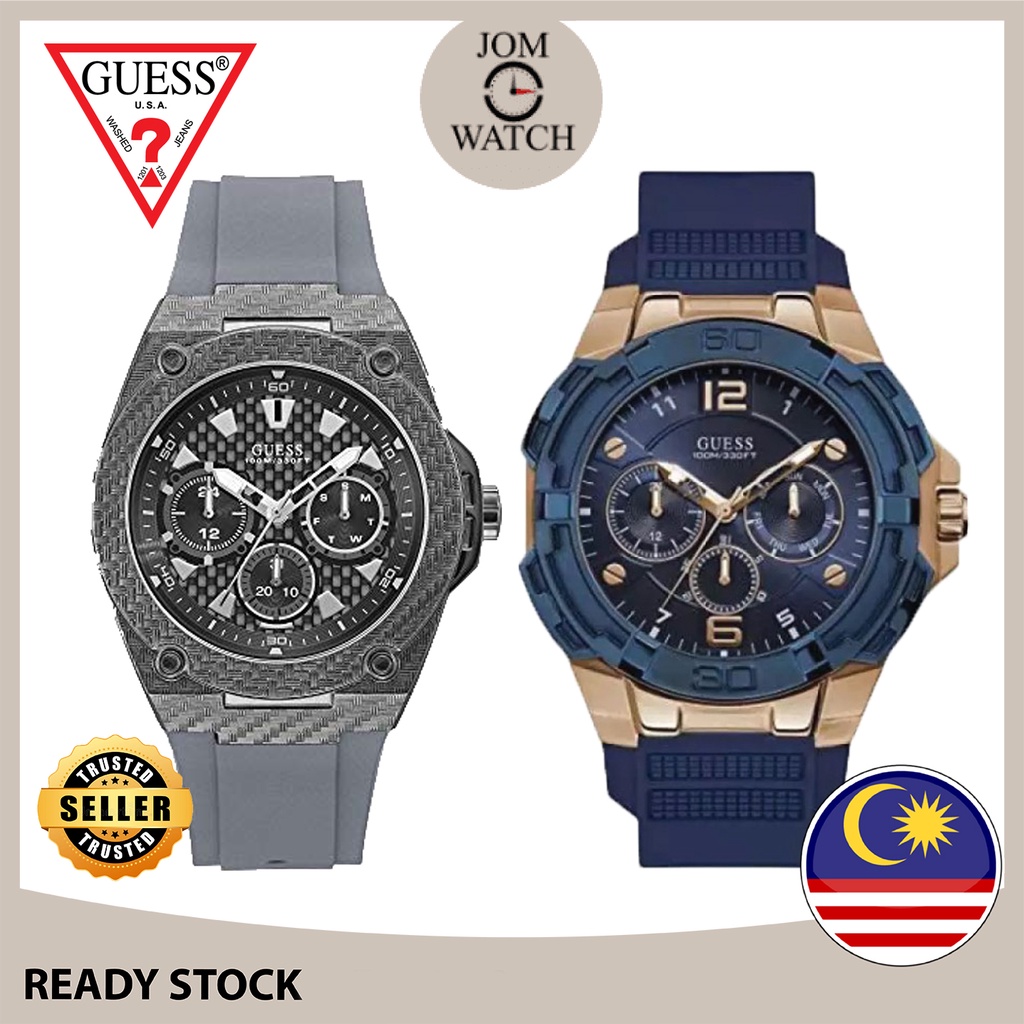 ORIGINAL WITH 2YEAR Guess Multi function Men s Watch W1254g3 W1048g1 Jam Tangan Shopee Malaysia