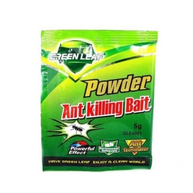 100% Berkesan - Powder Ant Killing Bait Ubat semut - (5'g/PKT) Green ...