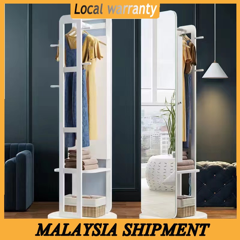 HOME DECO MIRROR STAND 3IN1 Full length Mirror with Jewelry Cosmetic ...