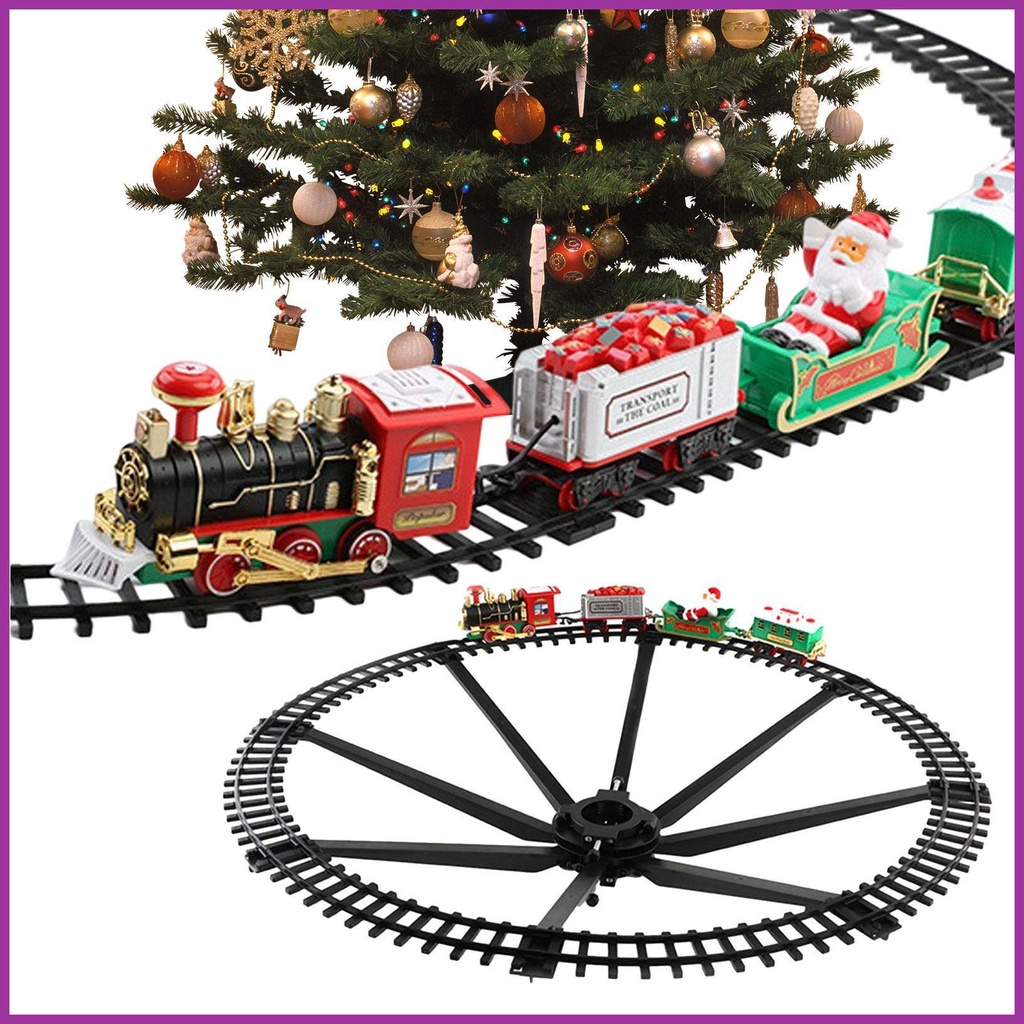 Mini Christmas Train Christmas Train Sets Under The Tree Track Car ...