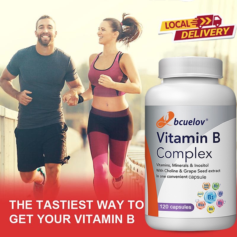 B Vitamin Supplement Supports Red Blood Cell Growth, Neurological and Mental Health, and