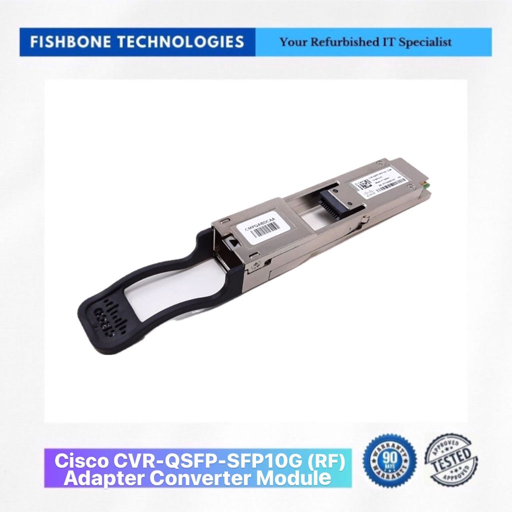 Refurbished Cisco CVR-QSFP-SFP10G Adapter Converter Module | Shopee ...