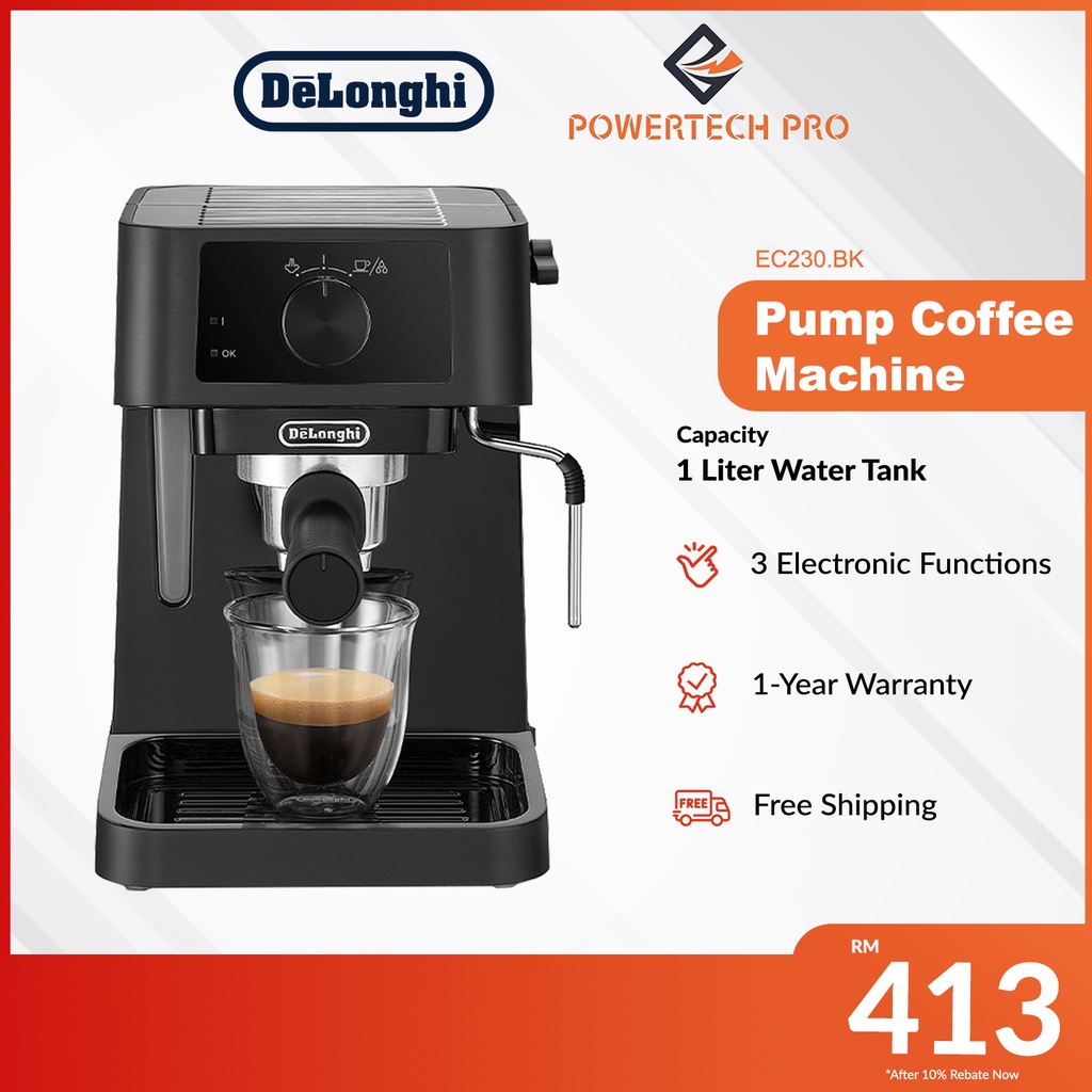 DeLonghi Stilosa EC230.BK Coffee Machine 