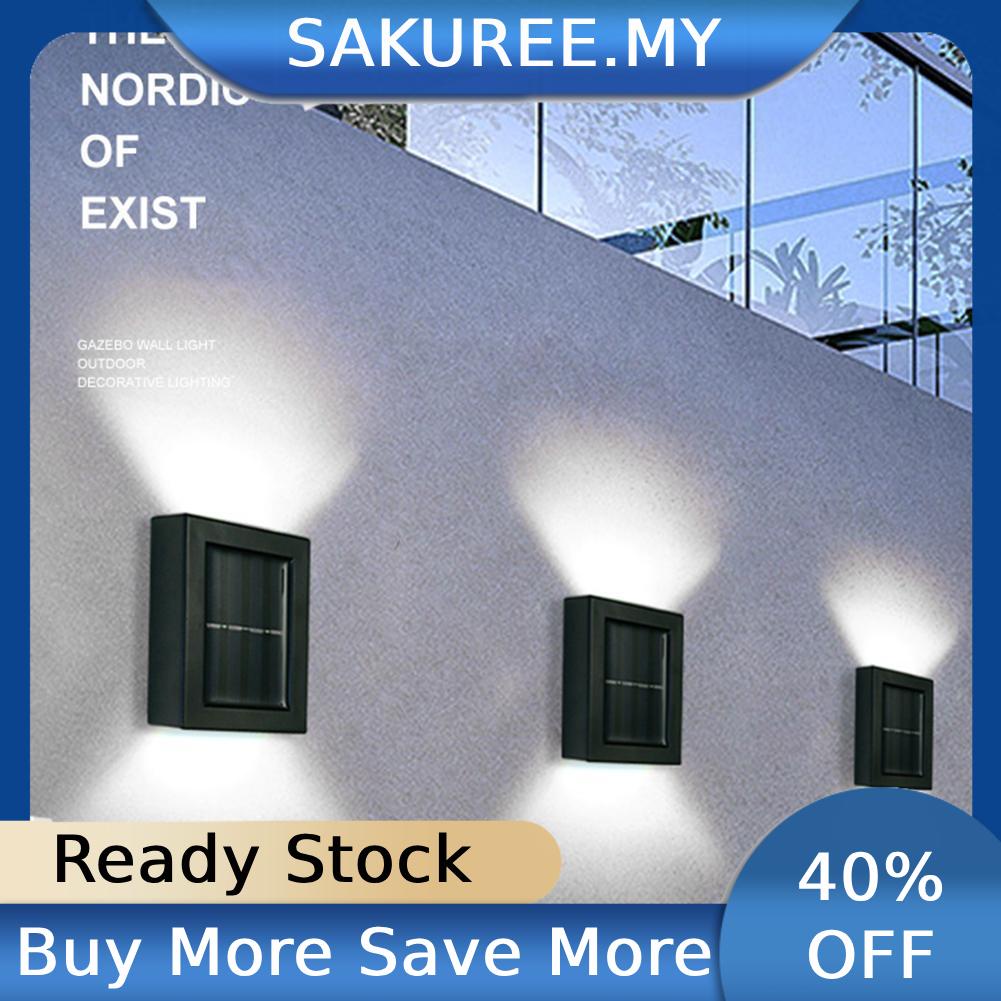 Led Solar Wall Light Outdoor Waterproof Indoor Outdoor Door Porch Wall ...