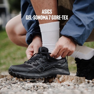 Asics Gel Sonoma 7 GTX Gore-tex Shoes Man's Black Trail Running Kayano
