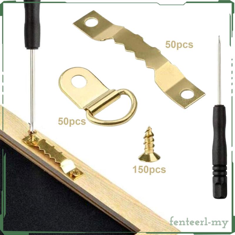 [Fenteer1efMY] 251Pcs Photo Frame Hanger Picture Frame Hanger Picture Hanging Kits Bathroom for