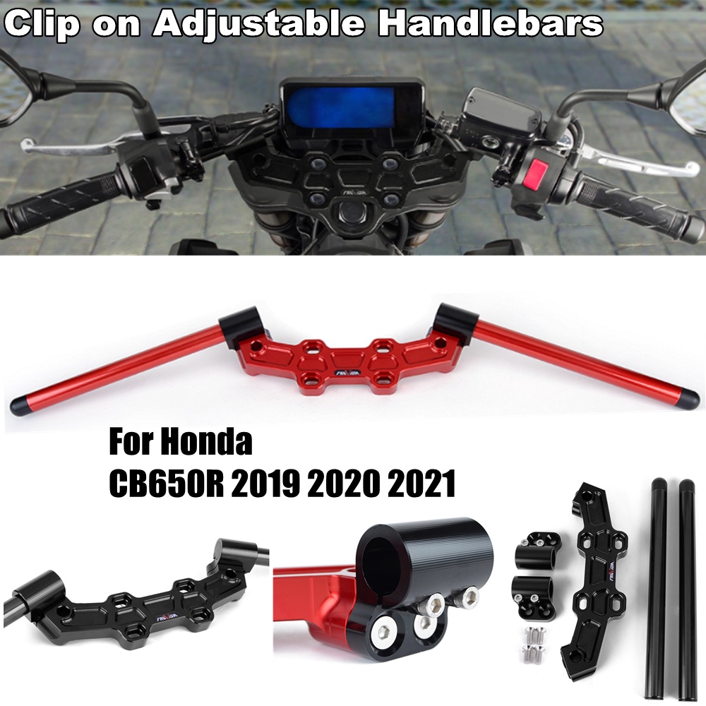 Motorcycle Accessories ClipOn Risers Adjustable Handlebars Handle Bar