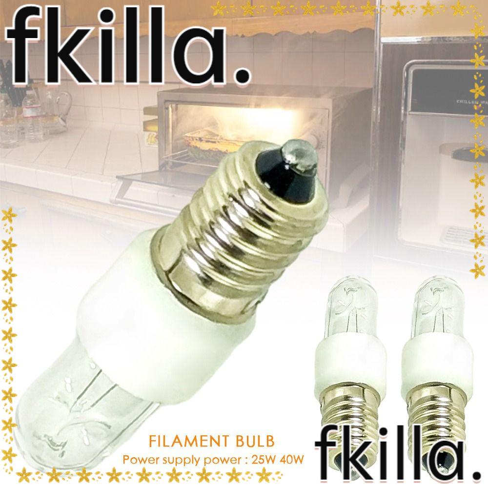 FKILLA1 Filament bulb, E14 25W 40W Tungsten Oven Lamp, Hot Salt Bulb