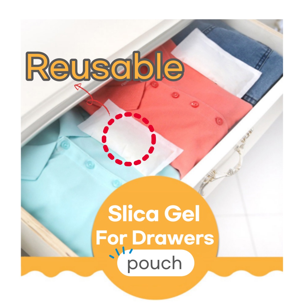 Silica Gel Reusable Packet Dehumidifier Sheet Pack Humidity Desiccant