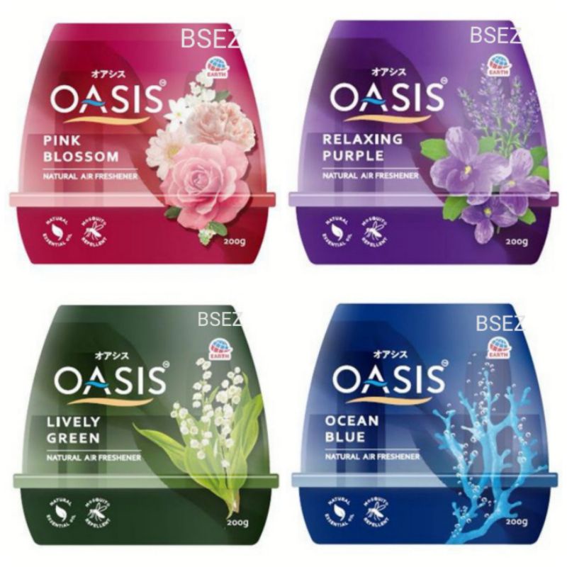OASIS AIR FRESHENER GEL 200G [REPEL MOSQUITO/HALAU NYAMUK] (JAPAN