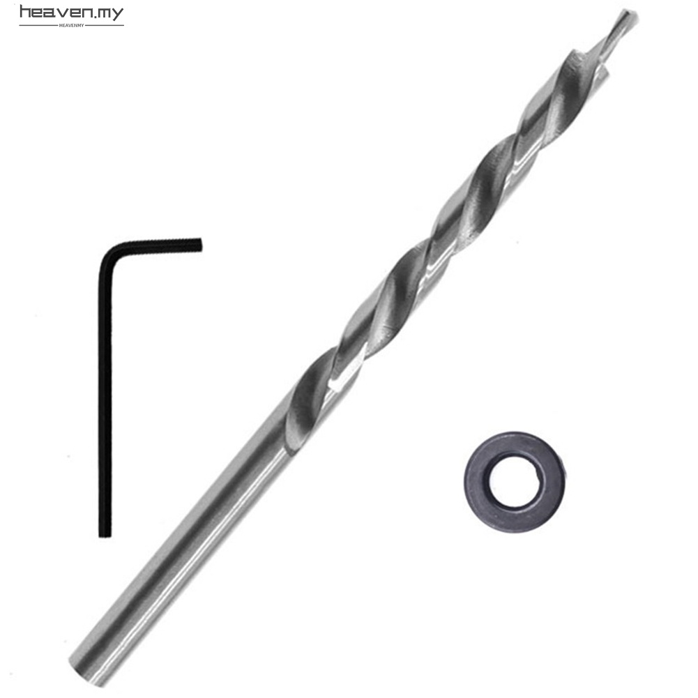 [Heaven] 9.5mm Hex Shank Pocket Hole Step Drill Bit Pocket Pilot Hole