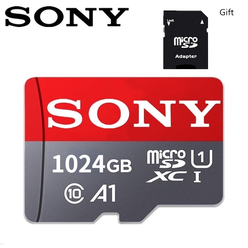 SONY Micro SD Memory Card 32GB/64GB/128GB/256GB/512GB/1024GB High Speed