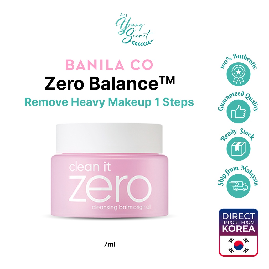 Banila Co Clean It Zero Cleansing Balm 7ml 卸妆膏 Shopee Malaysia 1043