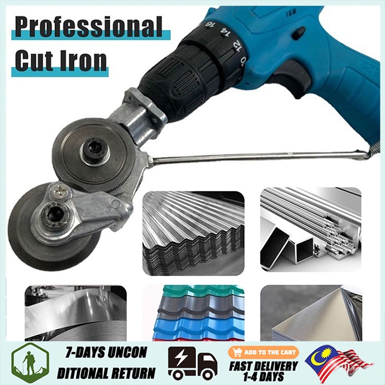 Precise Cutting Portable Sheet Free Cutting Tool NibblerElectric Drill
