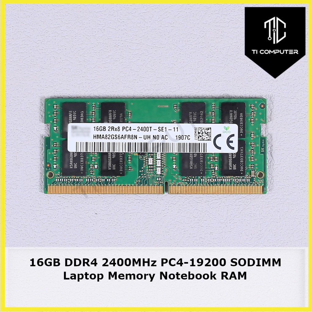 16GB DDR4 2400Mhz (PC4-19200) SO-Dimm Kingston | .nl