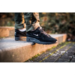 Air max 1 jewel black cheap suede