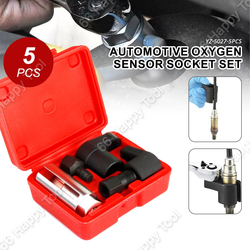 5pcs Oxygen Sensor Wrench Kit Thread Chaser Tool 5027 for Auto O2