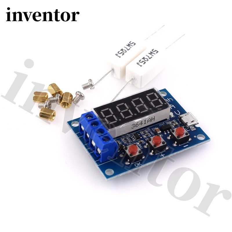 Biwwubik ZB2L3 batterij tester LED digitale display 18650 lithium batterij voeding test weerstand lood zuur capaciteit