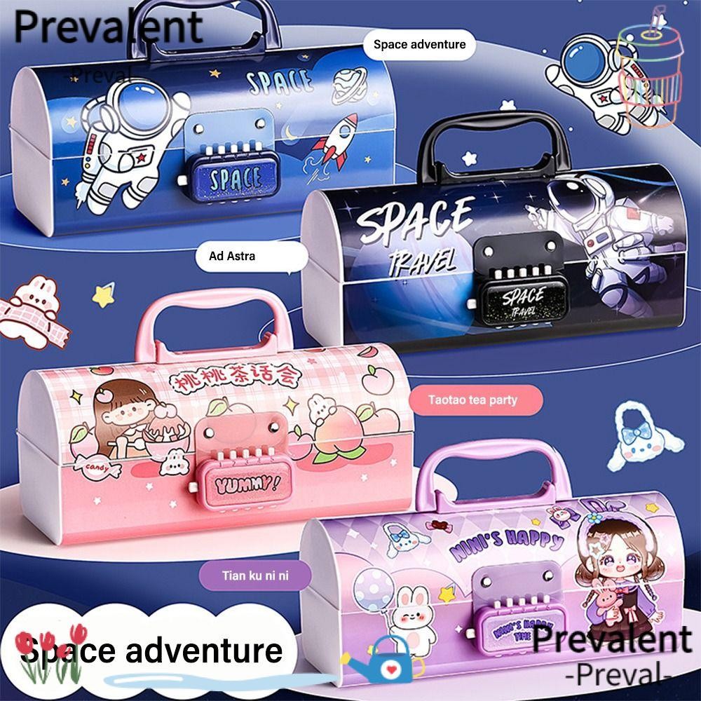 PREVAL Pen Box, Large Capacity With Password Lock Pencil , High Quality ...