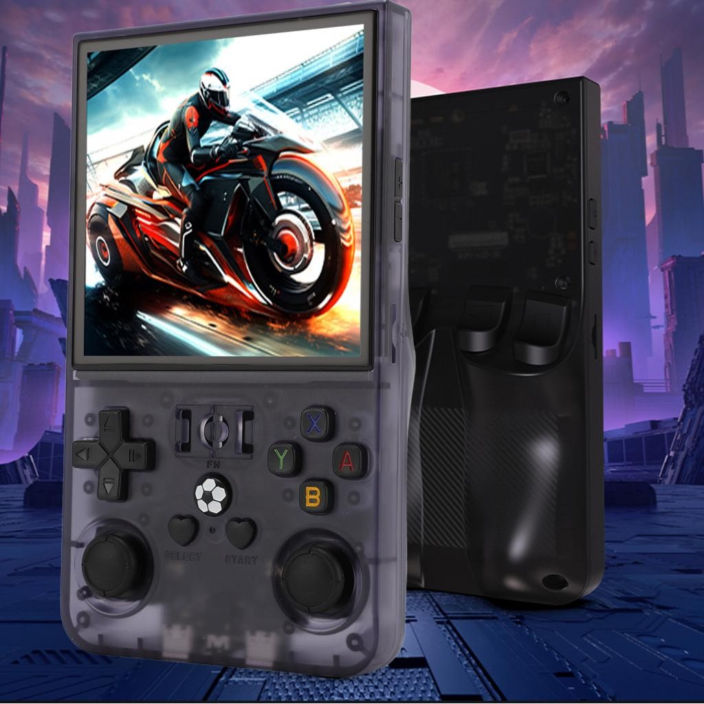Newlanrode Retro Handheld Game Console with 4 Inch IPS Color Screen 720 ...