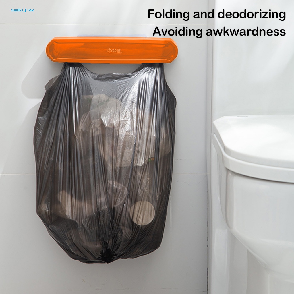 DA* Folding Trash Bag Holder Garbage Bag Hanger and Spacesaving Trash