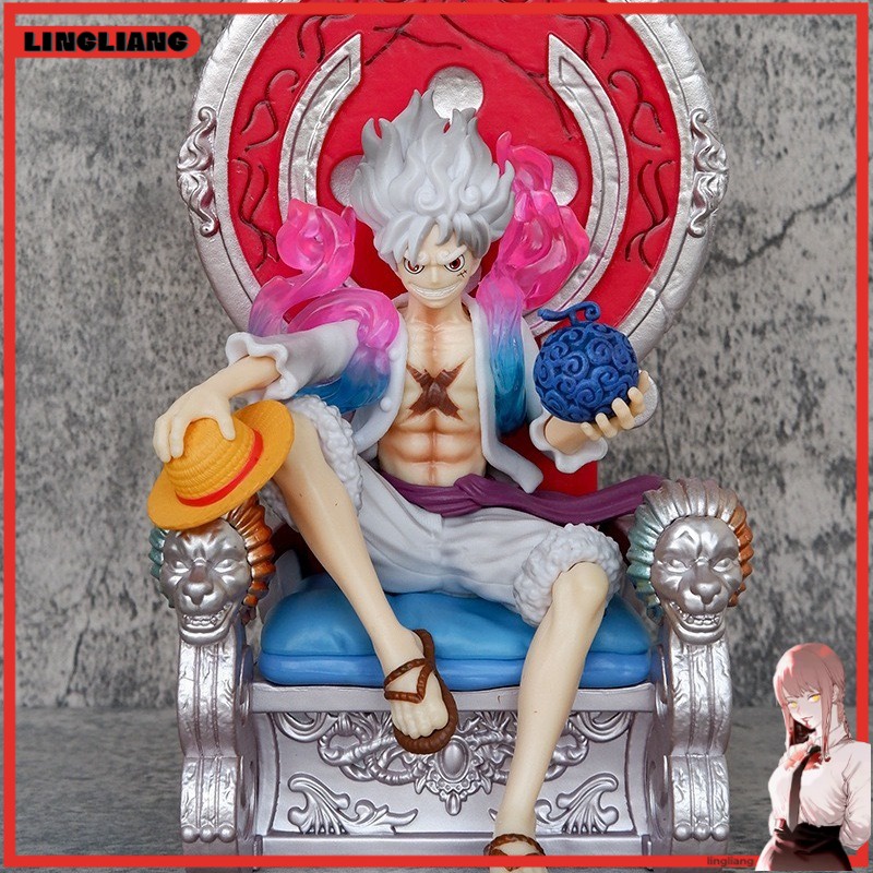 GK Anime Figure ONE PIECE Nika Luffy Gear 5 Throne Interchangeable Hand ...