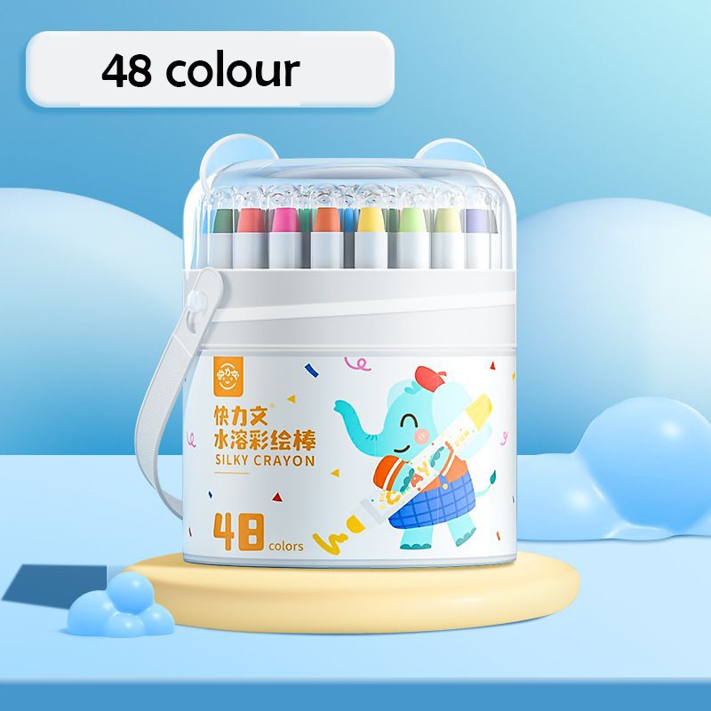 Aazon.co : Aos Preiu Non-toxic Silky Crayon Pasnet 6 Colors