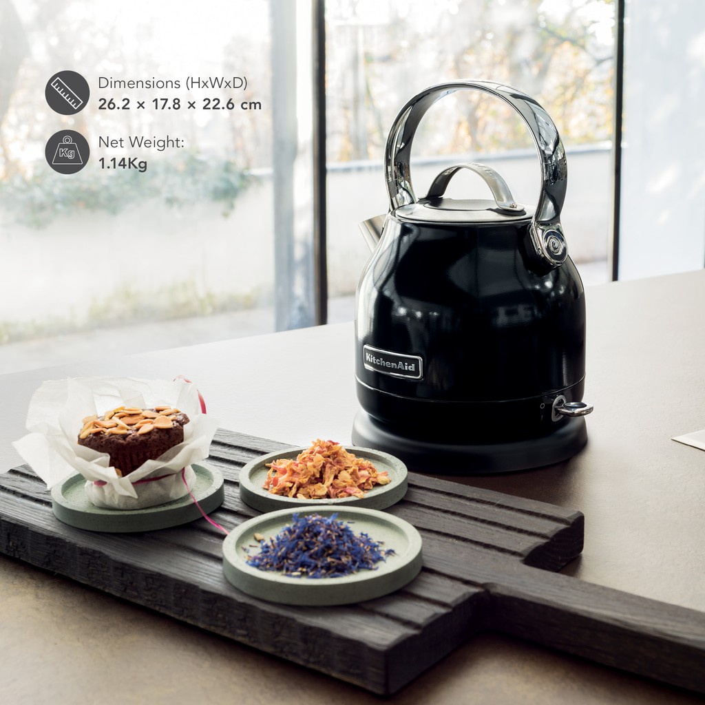 KitchenAid Small Space Electric Kettle 1.25L 5KEK1222 Shopee Malaysia