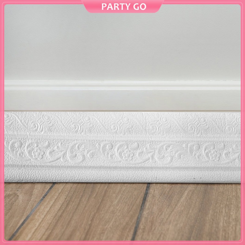 Foam Tape Rim Tile Edge Caulking Strip Trim Peel Stick Adhesive Wall