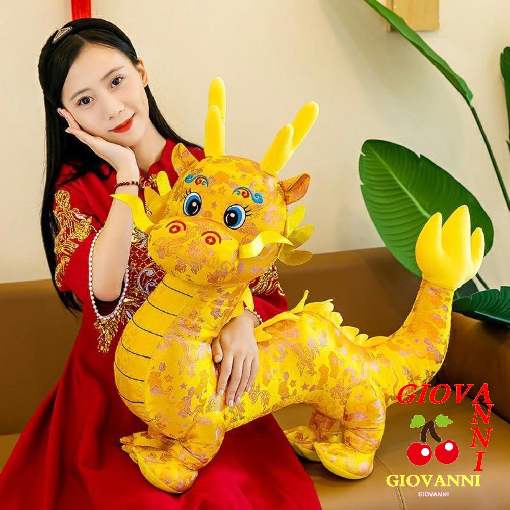GIOVANNI Zodiac Drago Plush Toys, Chinese Dragon Animal Chinese Dragon