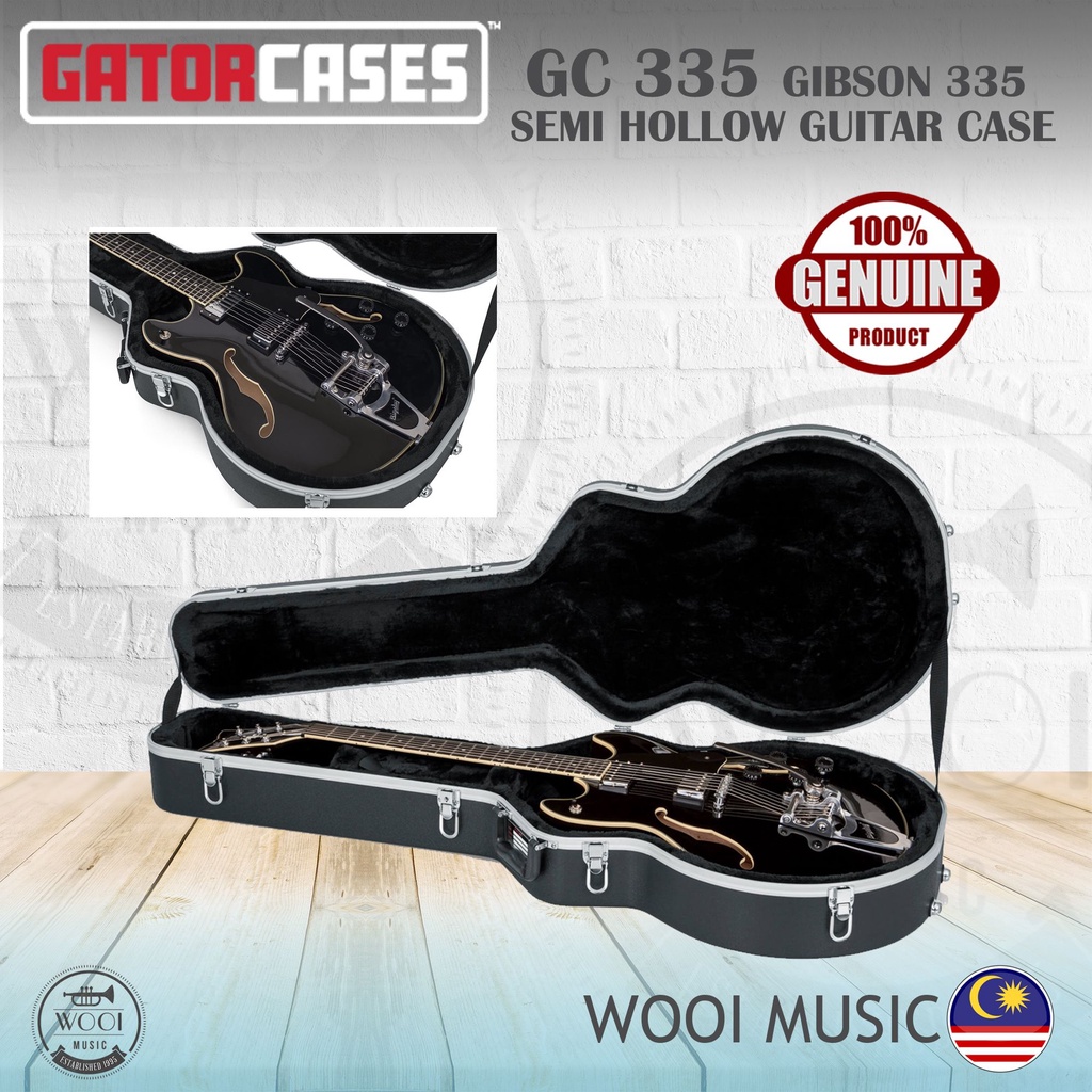 Gator GC335 GC Series Semi Hollow Style / Gibson ES335 Guitar Deluxe