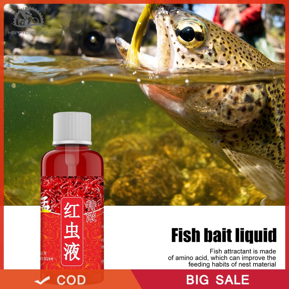 Happy au Fish Bait Additive Promote Appetite Fish Bait Attractant for Trout Cod Carp Shopee