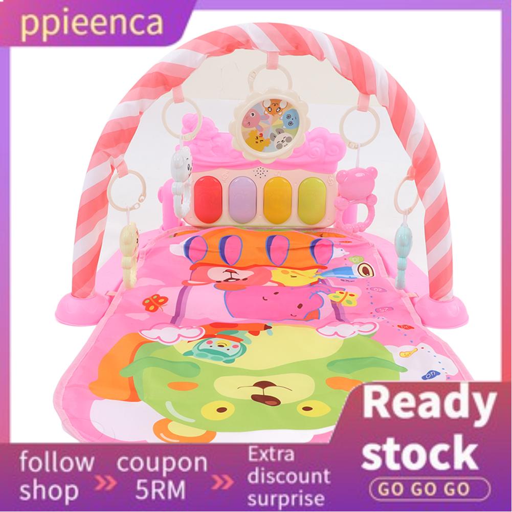 Ppieenca Baby Gyms Play Mats Multifunctional Kick and Piano Gym Mat