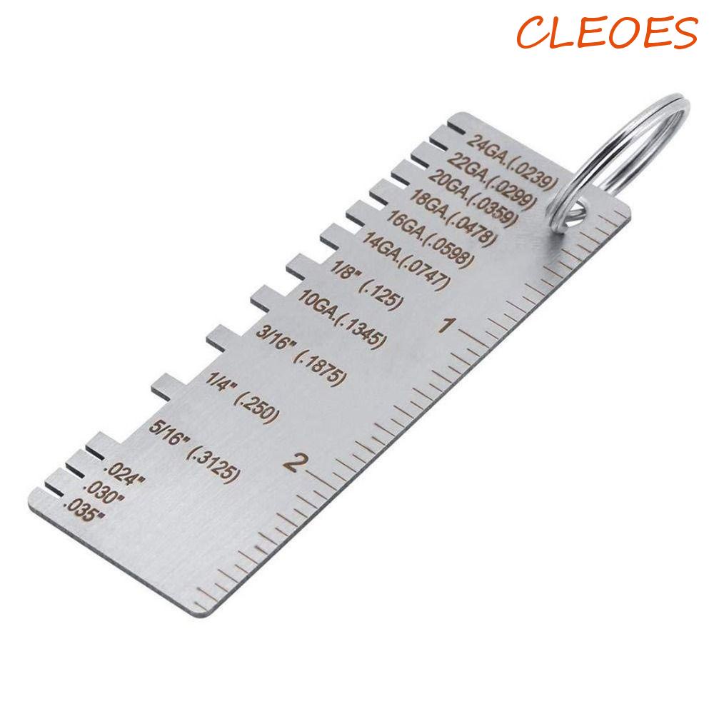 CLEOES Wire Gauge AWG SWG 0-36 Soldering Inspection Tool Thickness ...