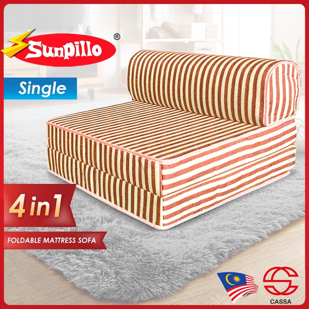 Single foam 2024 sofa bed