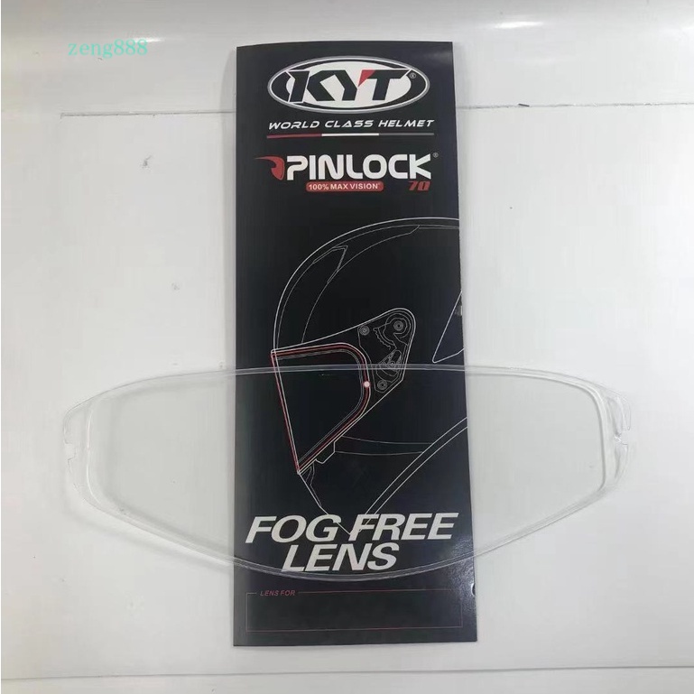 KYT NFR/NXR/GP TT Course PINLOCK Anti-fog Sticker PIN LOCK For KYT NFR ...
