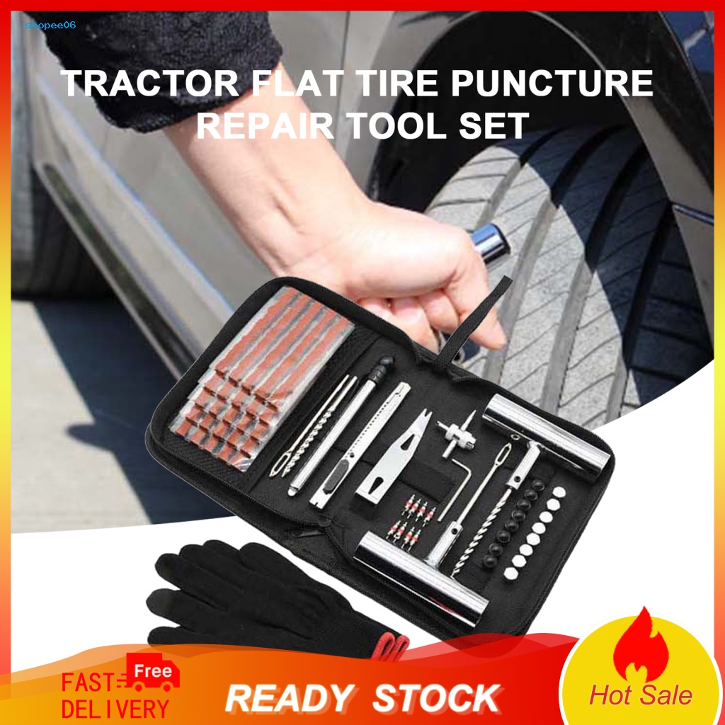 Car Tyre Bicycle Flat Tire Repair Near Me 100-Piece Tire Plug Kit