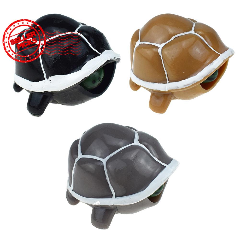 6cm Cute Simulation Squishy Squeeze 3d Turtle Head Adults Toys Vent 