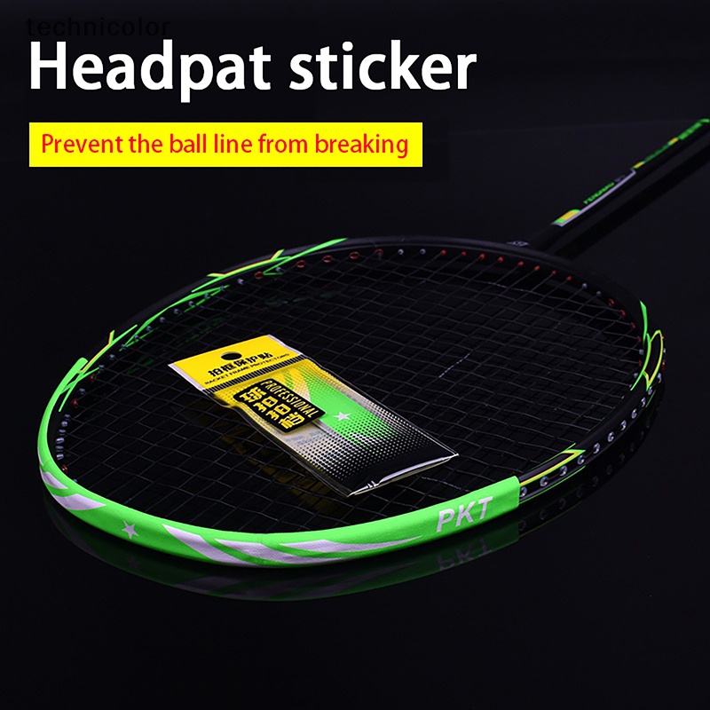 TCMY Badminton Racket Head Protective Sticker Multicolor Antifriction Simple Disassembly