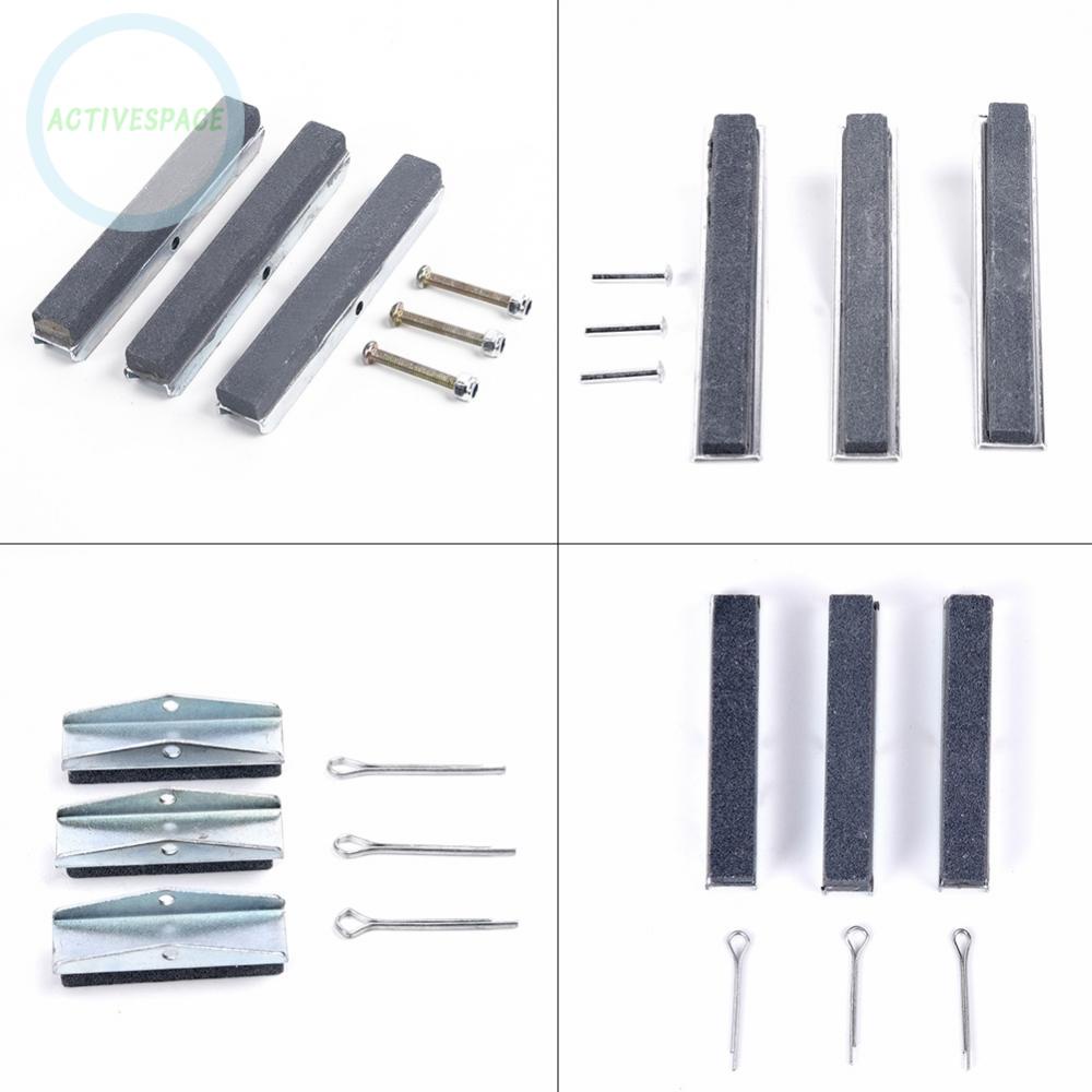 Engine Cylinder Hone Stone Set - 3-Piece 220 Grit Replacement Stones For Brake Cylinders