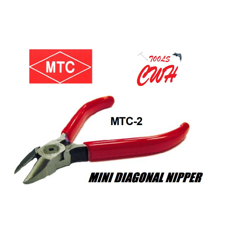 MTC JAPAN MTC-2 MINI DIAGONAL NIPPER 115MM CUTTING COPPER WIRE MTC2 ...