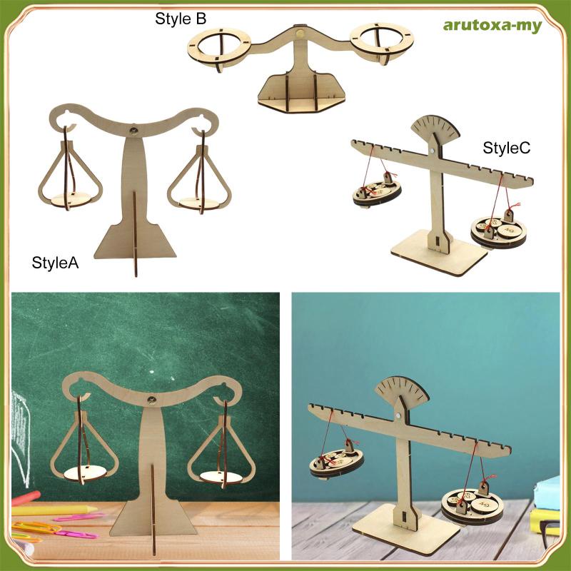 [ArutoxaMY] DIY Wooden Balance Scale Assemble Educational Balance Toy