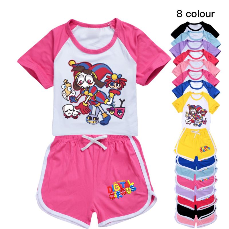 Pomni shirt set for kids The Amazing Digital Circus 22. | Shopee Malaysia