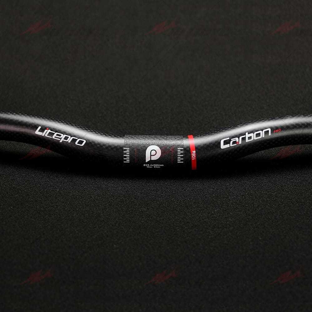 Litepro Low Rise Handlebar 25.4 x Carbon Superlight 580 mm Pushbike ...