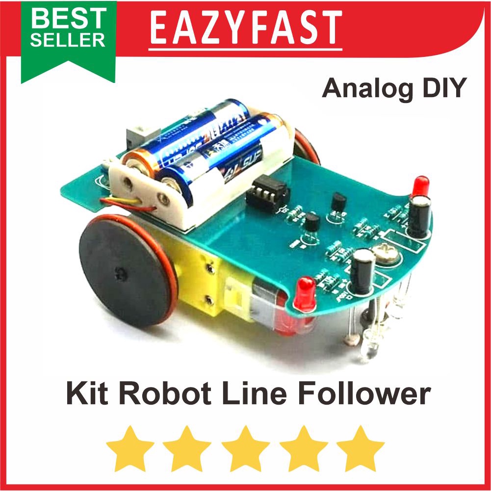 Diy RAKIT CAR TRACKING TRACING LINE / ROBOT CAR LINE FOLLOWER ANALOG ...