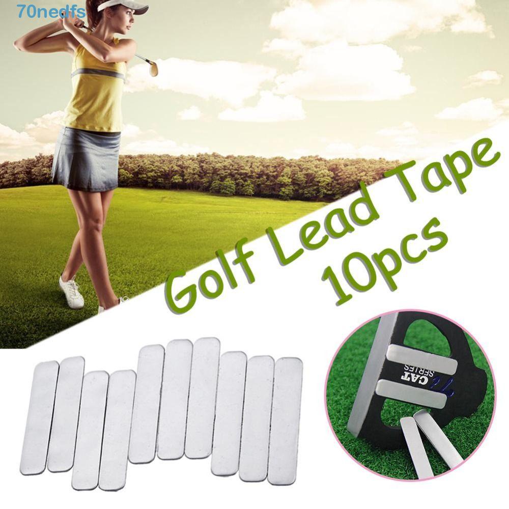 NEDFS 10 Pcs/Pack Golf Club Lead Tape Strips, Major Accuracy Golf Club
