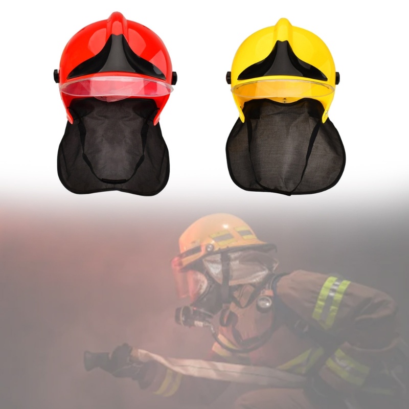 thumbnail image 2 of Firefighter Costume Helmet With Visor 2 of 12