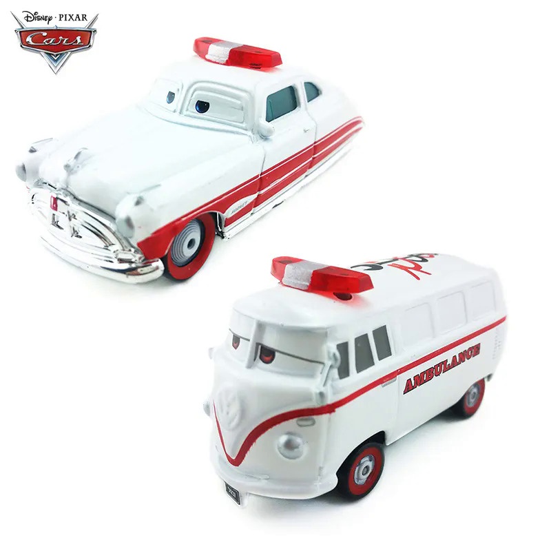 Disney Pixar Cars DocHudson Fillmore Ambulance Metal Diecast Vehicle