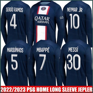 Messi PSG #30 Home Lionel Paris Saint Germain Team Jersey Child Training  Suit with Socks for Size #22-#28 